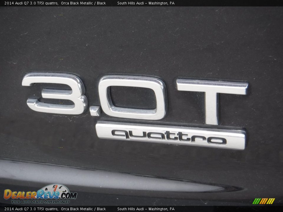 2014 Audi Q7 3.0 TFSI quattro Orca Black Metallic / Black Photo #15