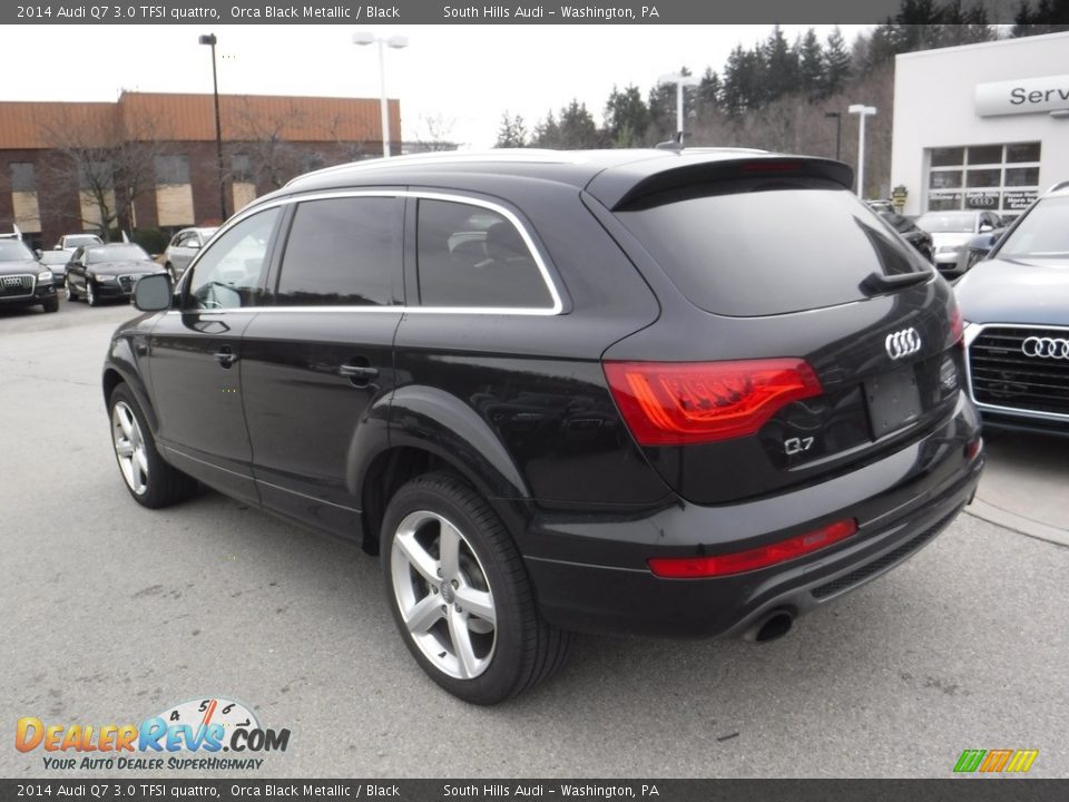 2014 Audi Q7 3.0 TFSI quattro Orca Black Metallic / Black Photo #17
