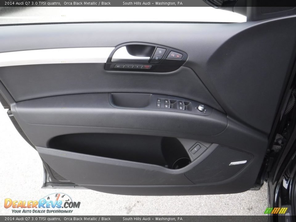 2014 Audi Q7 3.0 TFSI quattro Orca Black Metallic / Black Photo #21