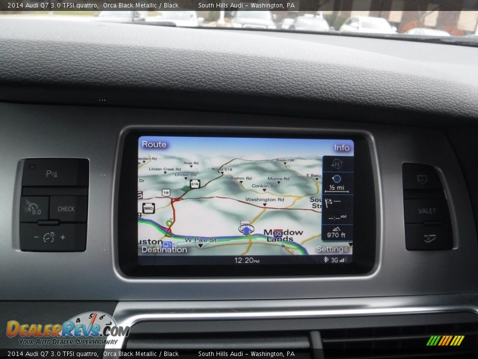 2014 Audi Q7 3.0 TFSI quattro Orca Black Metallic / Black Photo #24