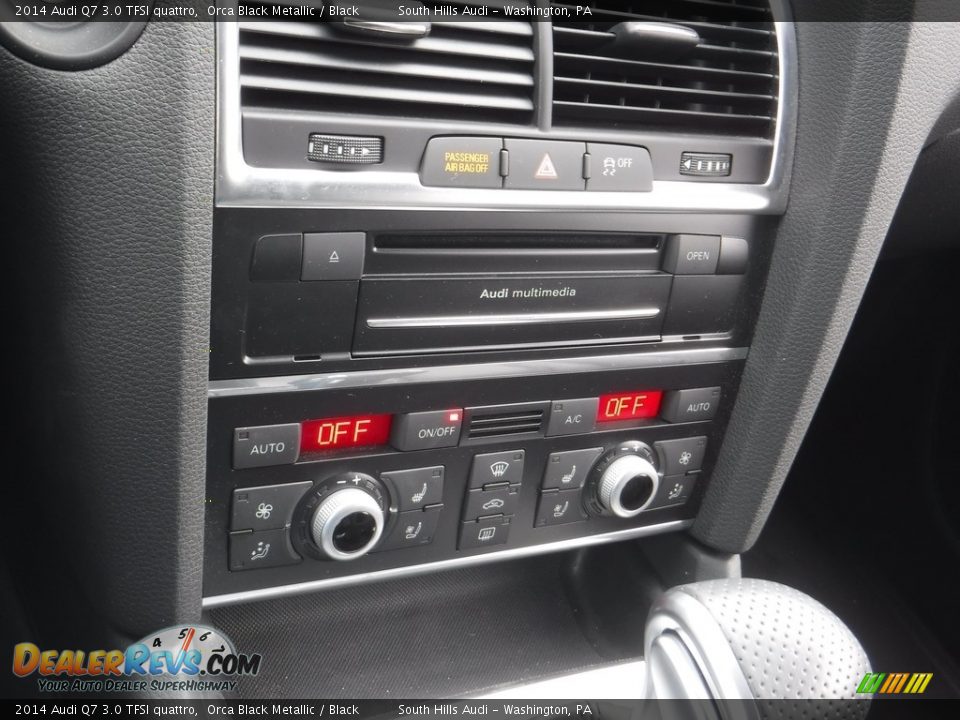 2014 Audi Q7 3.0 TFSI quattro Orca Black Metallic / Black Photo #26
