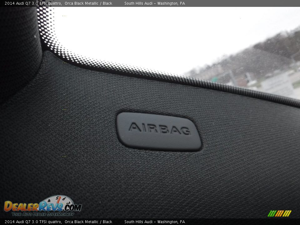 2014 Audi Q7 3.0 TFSI quattro Orca Black Metallic / Black Photo #30