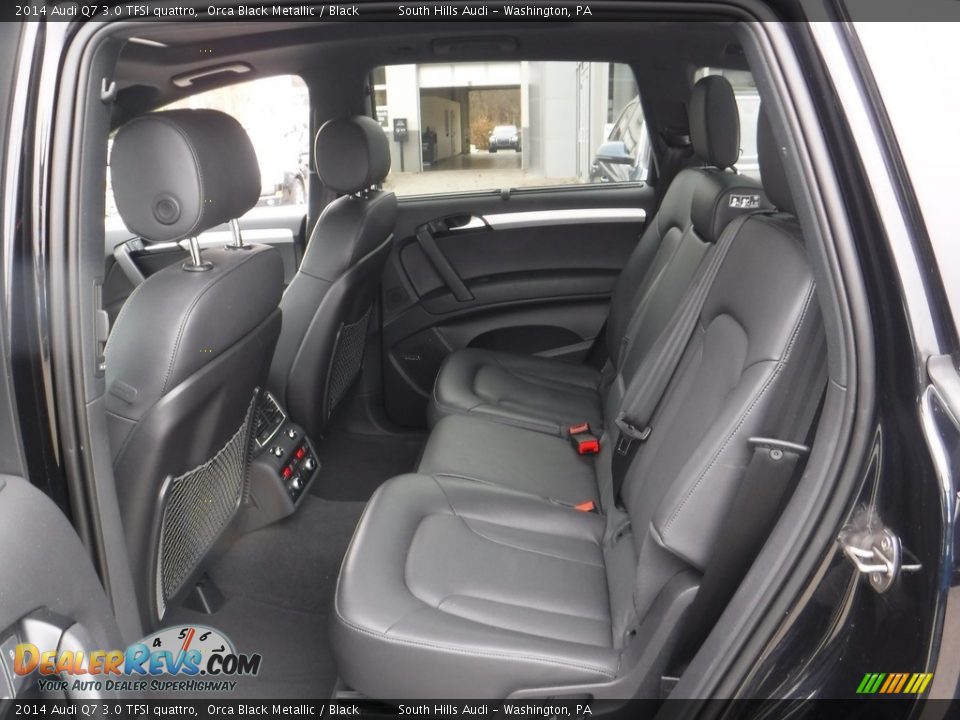 2014 Audi Q7 3.0 TFSI quattro Orca Black Metallic / Black Photo #31