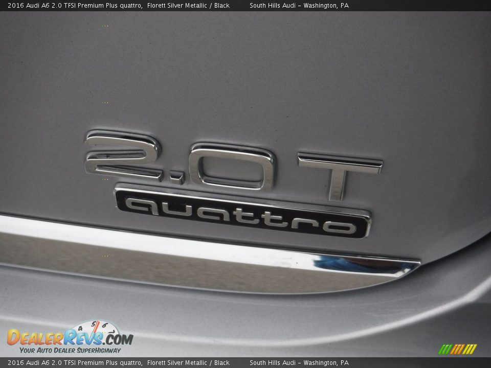 2016 Audi A6 2.0 TFSI Premium Plus quattro Florett Silver Metallic / Black Photo #13