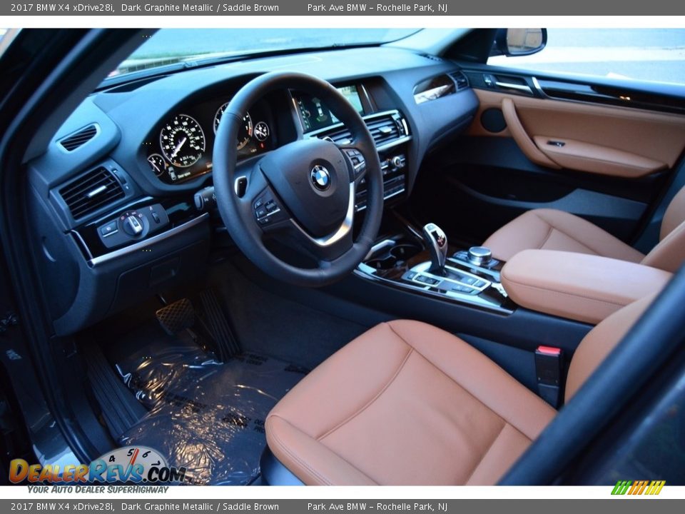 Saddle Brown Interior - 2017 BMW X4 xDrive28i Photo #10