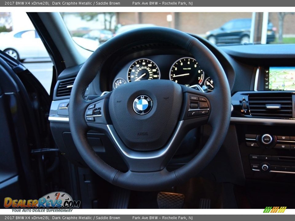 2017 BMW X4 xDrive28i Dark Graphite Metallic / Saddle Brown Photo #18