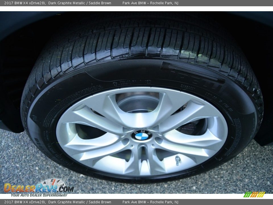 2017 BMW X4 xDrive28i Dark Graphite Metallic / Saddle Brown Photo #33