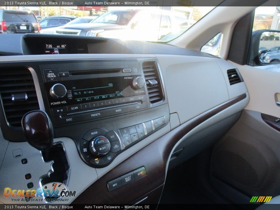 2013 Toyota Sienna XLE Black / Bisque Photo #16