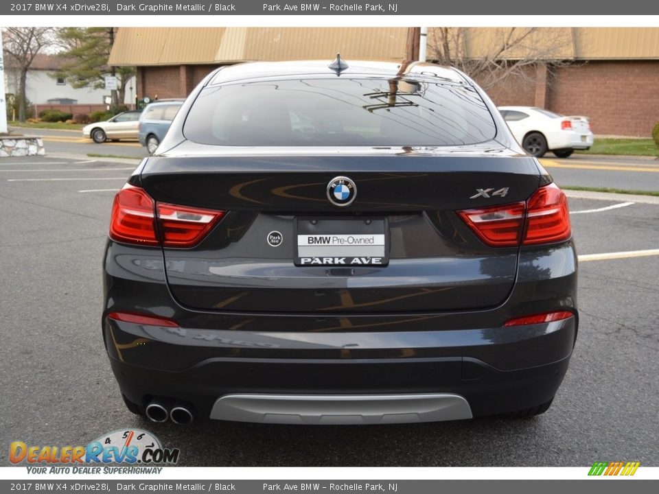 2017 BMW X4 xDrive28i Dark Graphite Metallic / Black Photo #4