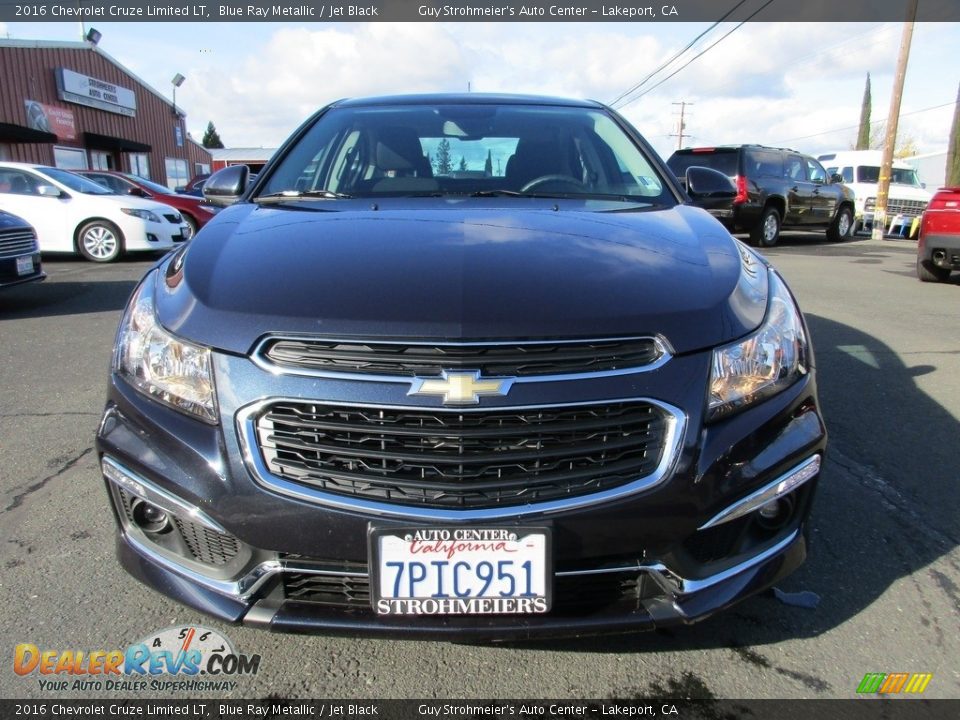 2016 Chevrolet Cruze Limited LT Blue Ray Metallic / Jet Black Photo #2