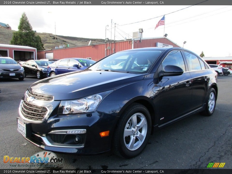 2016 Chevrolet Cruze Limited LT Blue Ray Metallic / Jet Black Photo #3