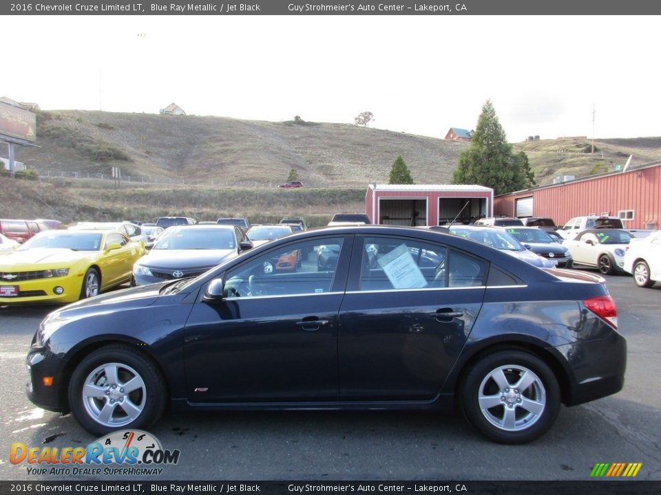 2016 Chevrolet Cruze Limited LT Blue Ray Metallic / Jet Black Photo #4