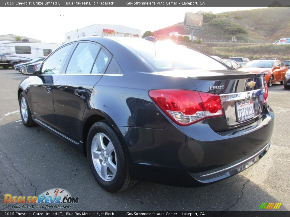 2016 Chevrolet Cruze Limited LT Blue Ray Metallic / Jet Black Photo #5