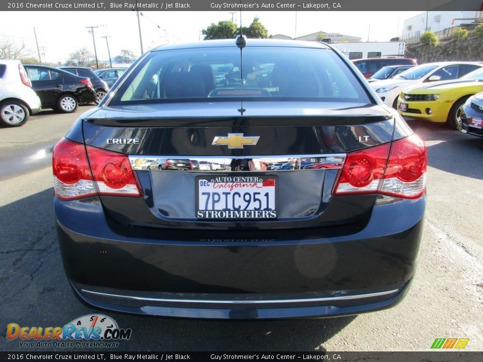 2016 Chevrolet Cruze Limited LT Blue Ray Metallic / Jet Black Photo #6