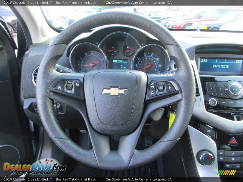 2016 Chevrolet Cruze Limited LT Blue Ray Metallic / Jet Black Photo #13