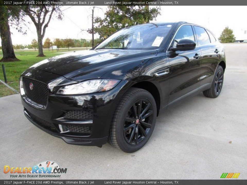 2017 Jaguar F-PACE 20d AWD Prestige Ultimate Black / Jet Photo #10