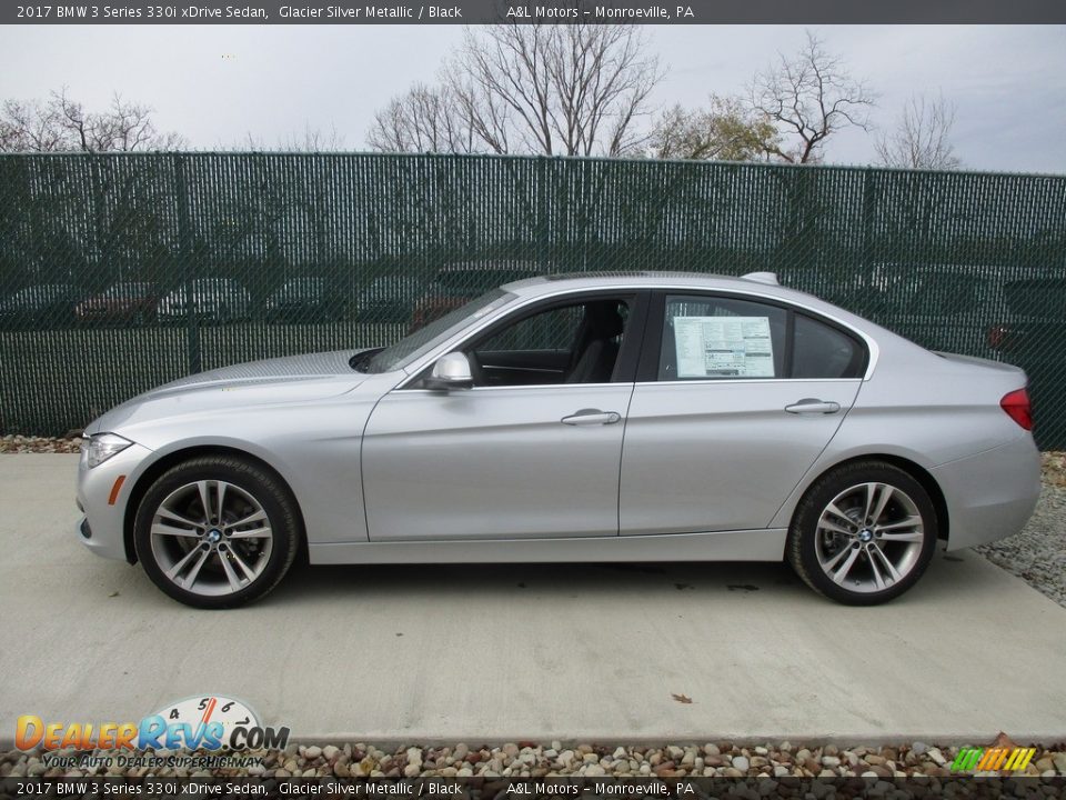 Glacier Silver Metallic 2017 BMW 3 Series 330i xDrive Sedan Photo #7