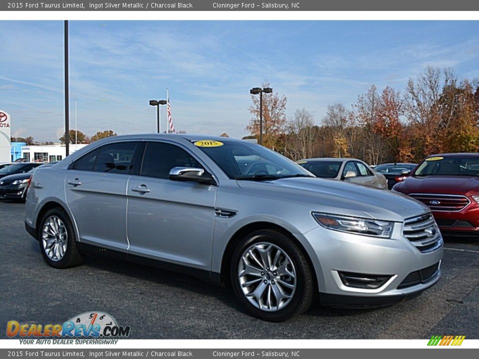 2015 Ford Taurus Limited Ingot Silver Metallic / Charcoal Black Photo #1
