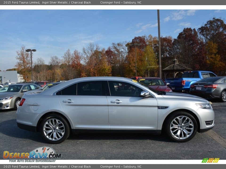 2015 Ford Taurus Limited Ingot Silver Metallic / Charcoal Black Photo #2