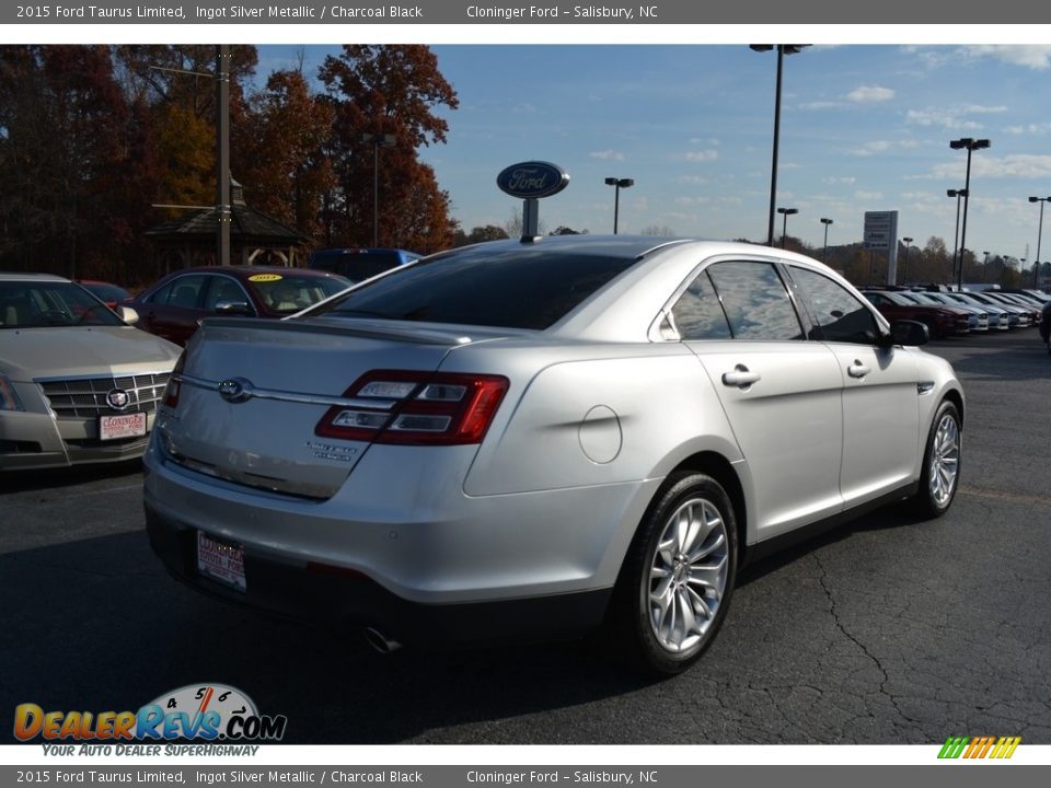 2015 Ford Taurus Limited Ingot Silver Metallic / Charcoal Black Photo #3