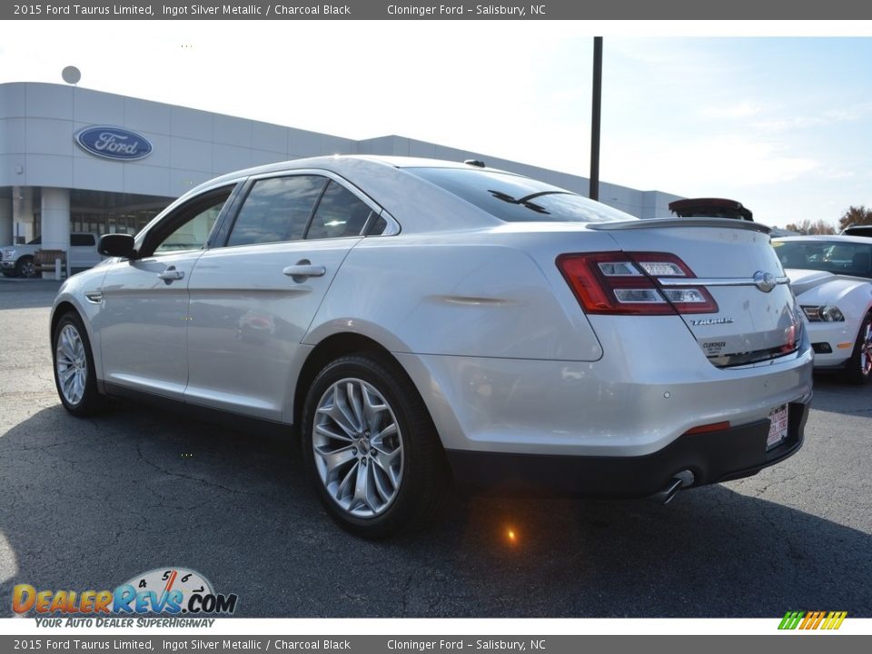 2015 Ford Taurus Limited Ingot Silver Metallic / Charcoal Black Photo #5