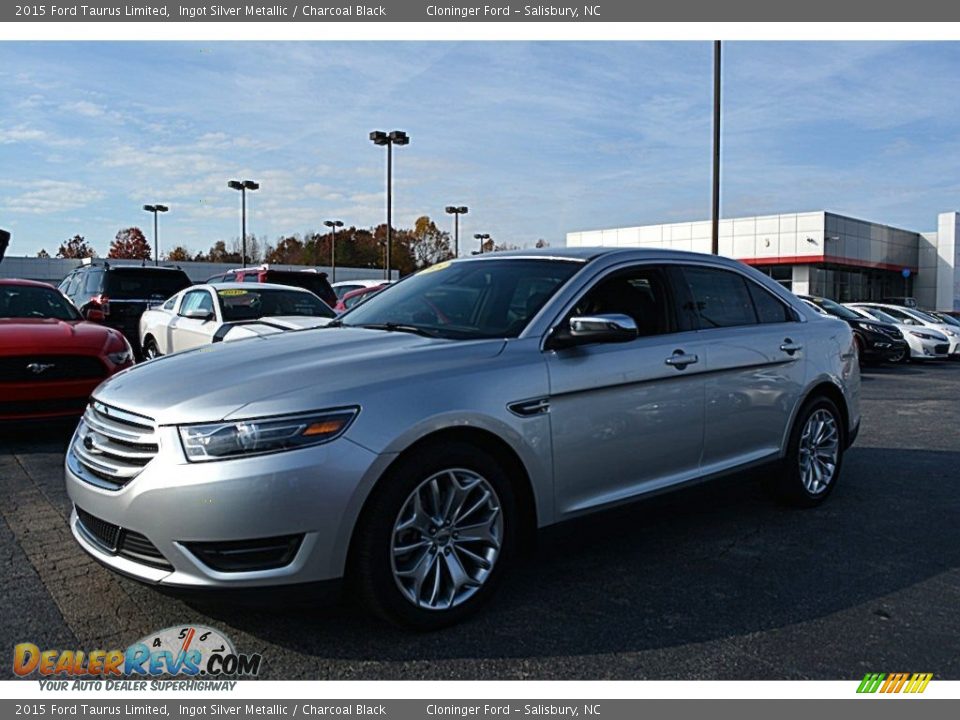 2015 Ford Taurus Limited Ingot Silver Metallic / Charcoal Black Photo #7