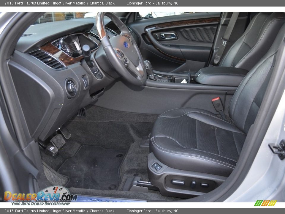 2015 Ford Taurus Limited Ingot Silver Metallic / Charcoal Black Photo #9