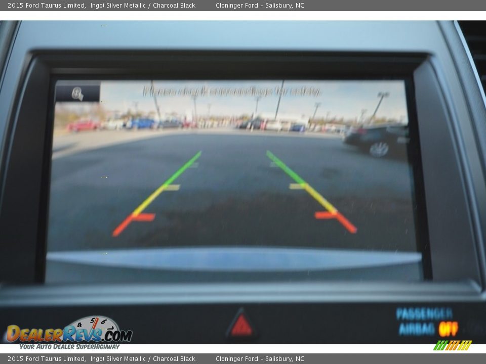 2015 Ford Taurus Limited Ingot Silver Metallic / Charcoal Black Photo #18