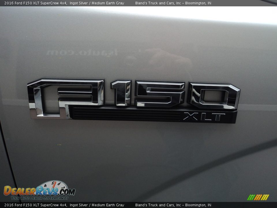 2016 Ford F150 XLT SuperCrew 4x4 Ingot Silver / Medium Earth Gray Photo #21