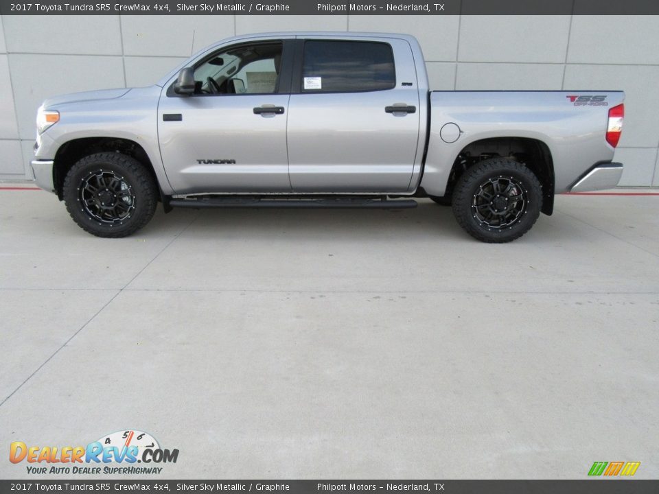 2017 Toyota Tundra SR5 CrewMax 4x4 Silver Sky Metallic / Graphite Photo #6