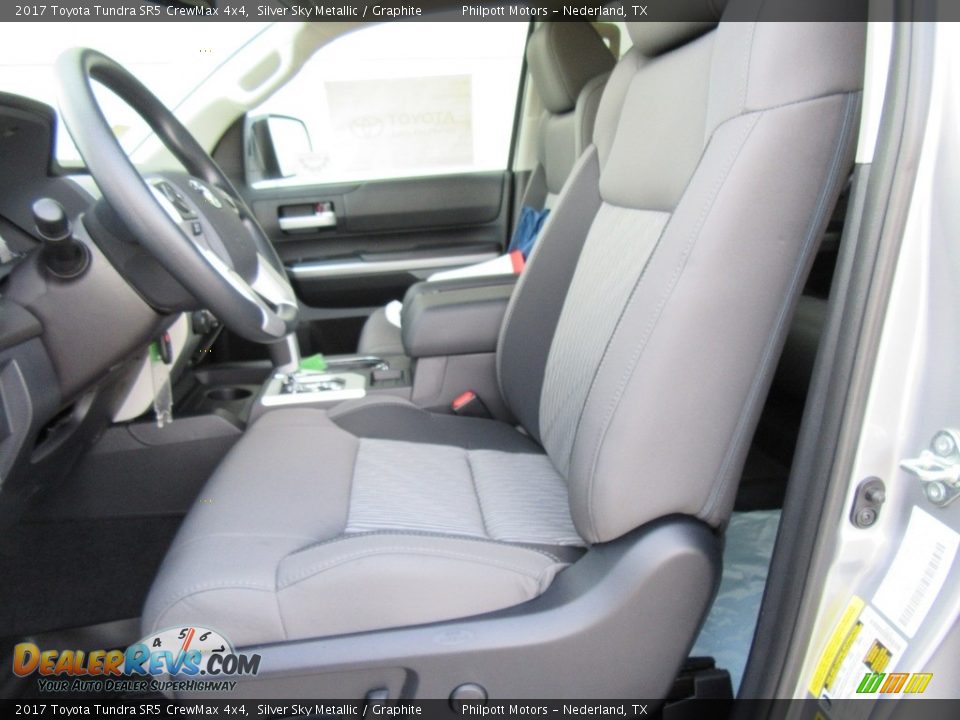 2017 Toyota Tundra SR5 CrewMax 4x4 Silver Sky Metallic / Graphite Photo #24