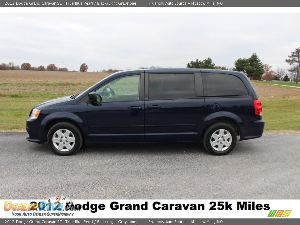 2012 Dodge Grand Caravan SE True Blue Pearl / Black/Light Graystone Photo #1