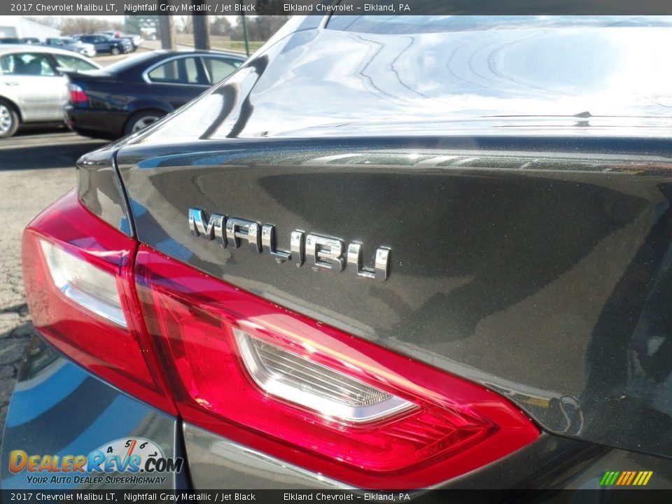 2017 Chevrolet Malibu LT Nightfall Gray Metallic / Jet Black Photo #10