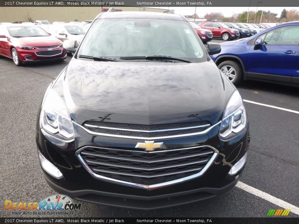2017 Chevrolet Equinox LT AWD Mosaic Black Metallic / Jet Black Photo #2