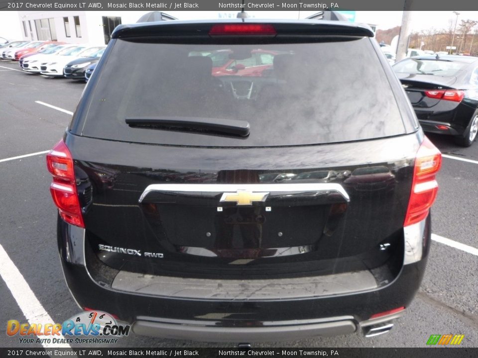 2017 Chevrolet Equinox LT AWD Mosaic Black Metallic / Jet Black Photo #6