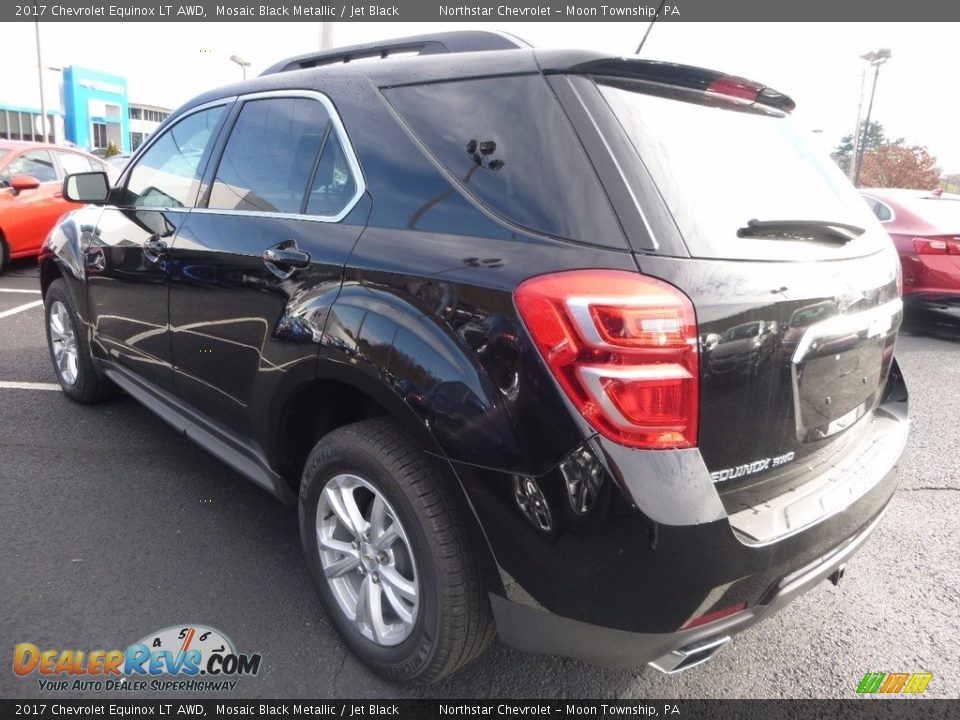 2017 Chevrolet Equinox LT AWD Mosaic Black Metallic / Jet Black Photo #7