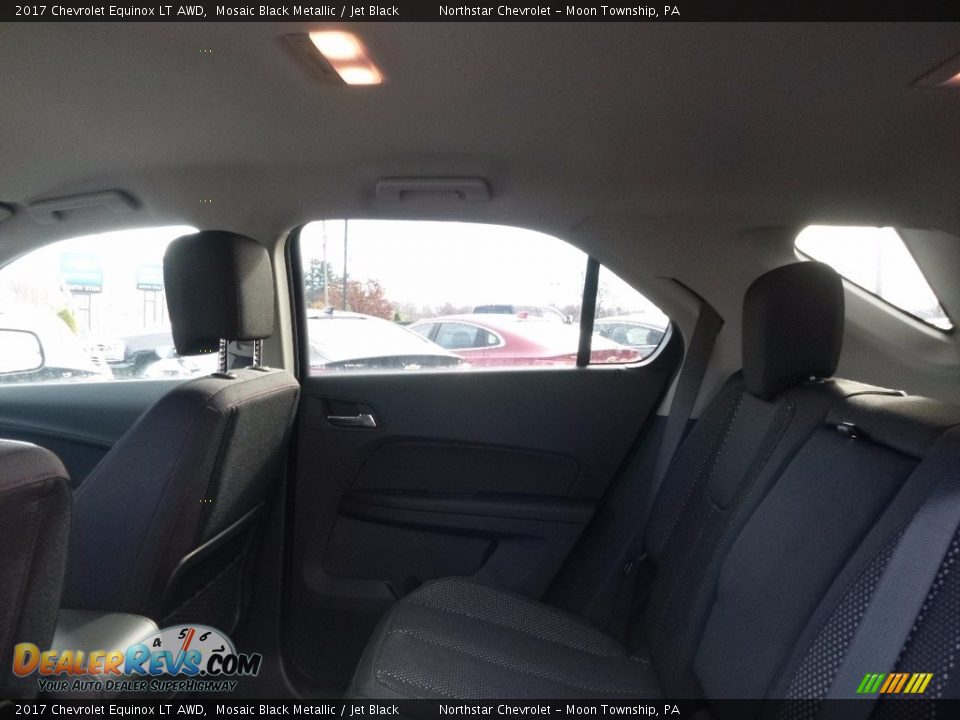 2017 Chevrolet Equinox LT AWD Mosaic Black Metallic / Jet Black Photo #11