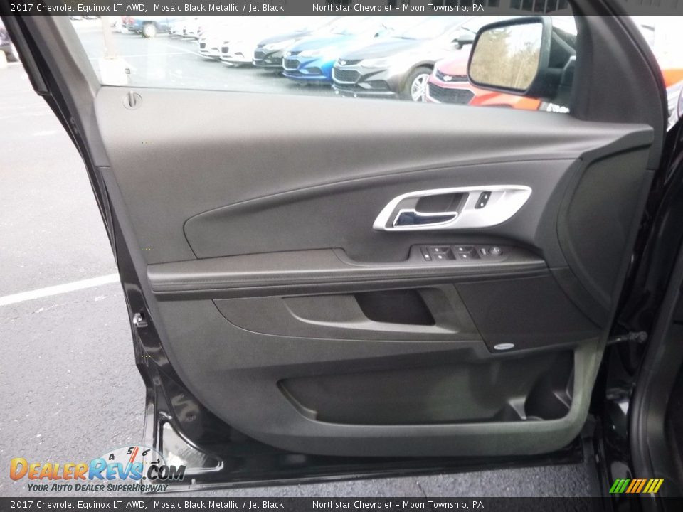 2017 Chevrolet Equinox LT AWD Mosaic Black Metallic / Jet Black Photo #13
