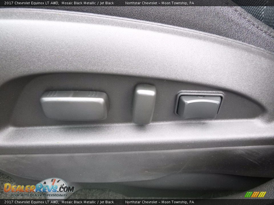 2017 Chevrolet Equinox LT AWD Mosaic Black Metallic / Jet Black Photo #15