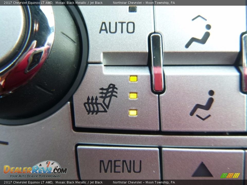 2017 Chevrolet Equinox LT AWD Mosaic Black Metallic / Jet Black Photo #19