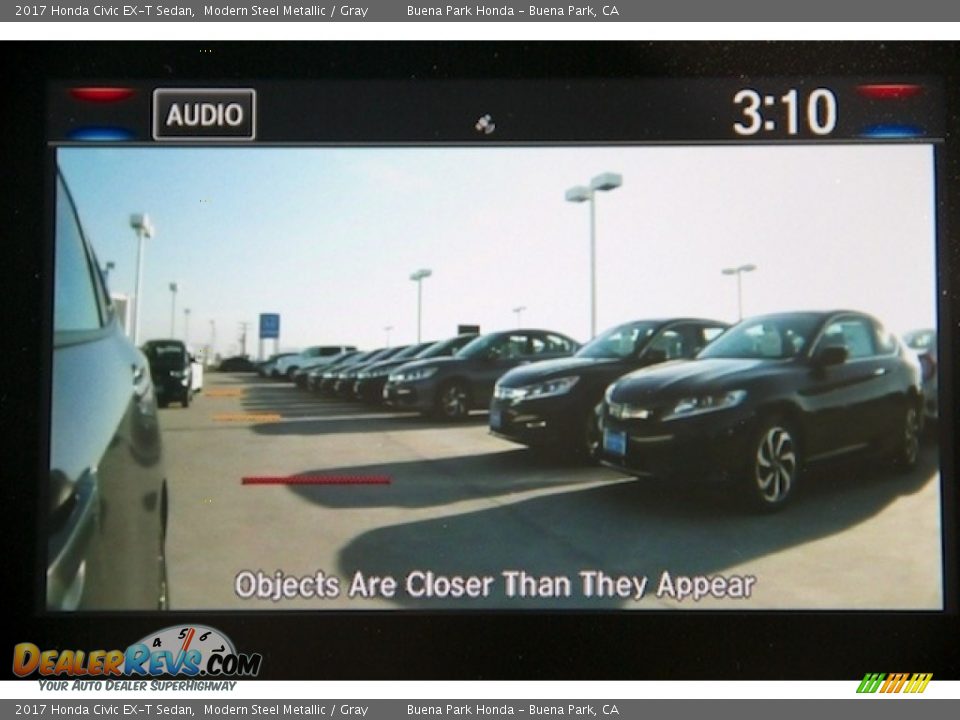 2017 Honda Civic EX-T Sedan Modern Steel Metallic / Gray Photo #6