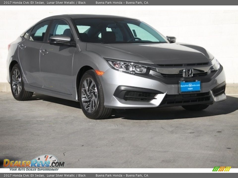 2017 Honda Civic EX Sedan Lunar Silver Metallic / Black Photo #1