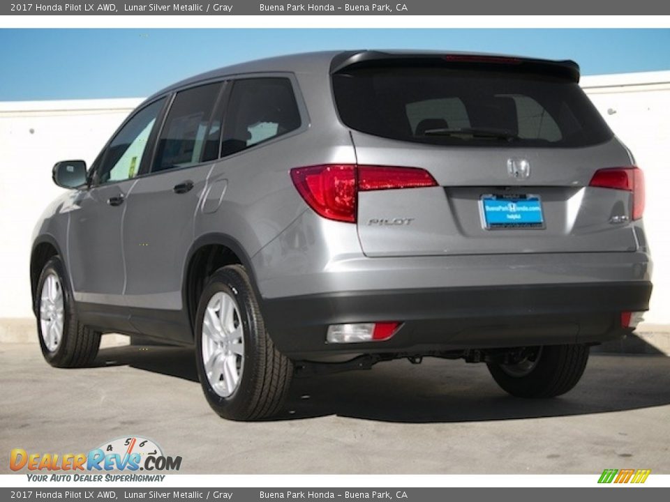 2017 Honda Pilot LX AWD Lunar Silver Metallic / Gray Photo #2