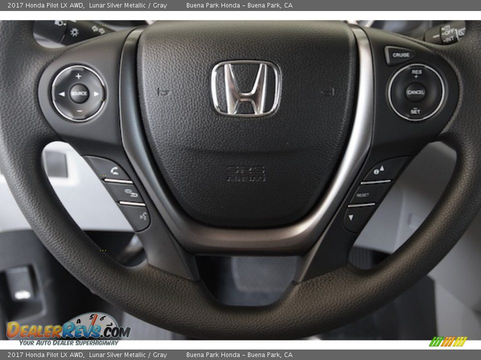 2017 Honda Pilot LX AWD Steering Wheel Photo #9