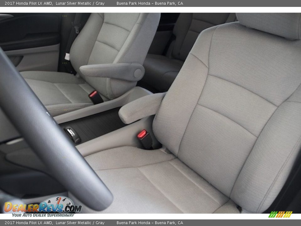 Front Seat of 2017 Honda Pilot LX AWD Photo #10