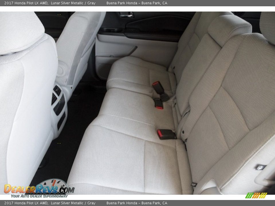 Rear Seat of 2017 Honda Pilot LX AWD Photo #11
