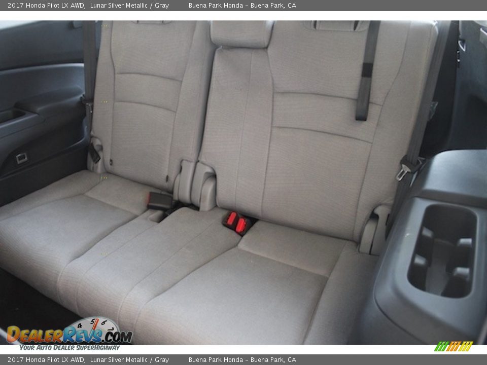 Rear Seat of 2017 Honda Pilot LX AWD Photo #12