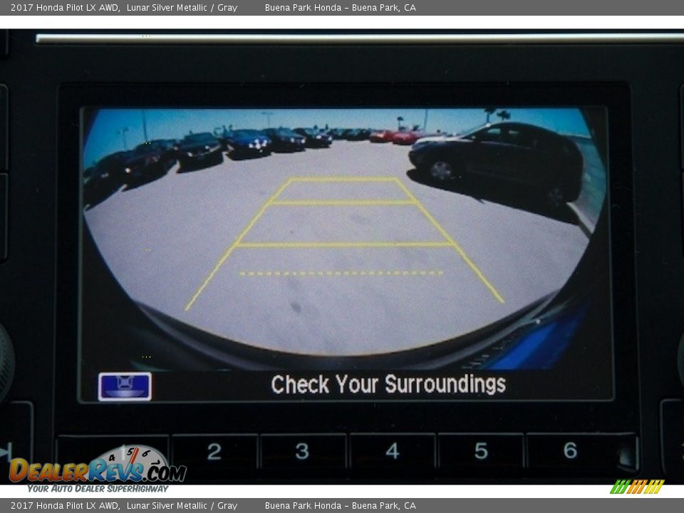 2017 Honda Pilot LX AWD Lunar Silver Metallic / Gray Photo #18
