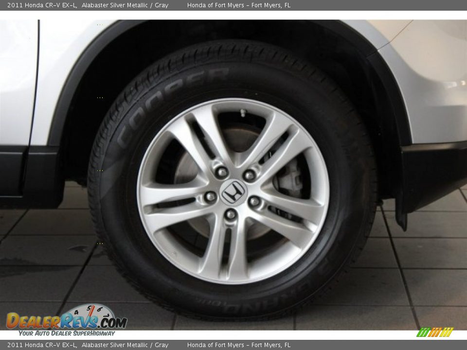 2011 Honda CR-V EX-L Alabaster Silver Metallic / Gray Photo #2