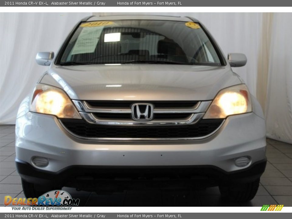 2011 Honda CR-V EX-L Alabaster Silver Metallic / Gray Photo #4